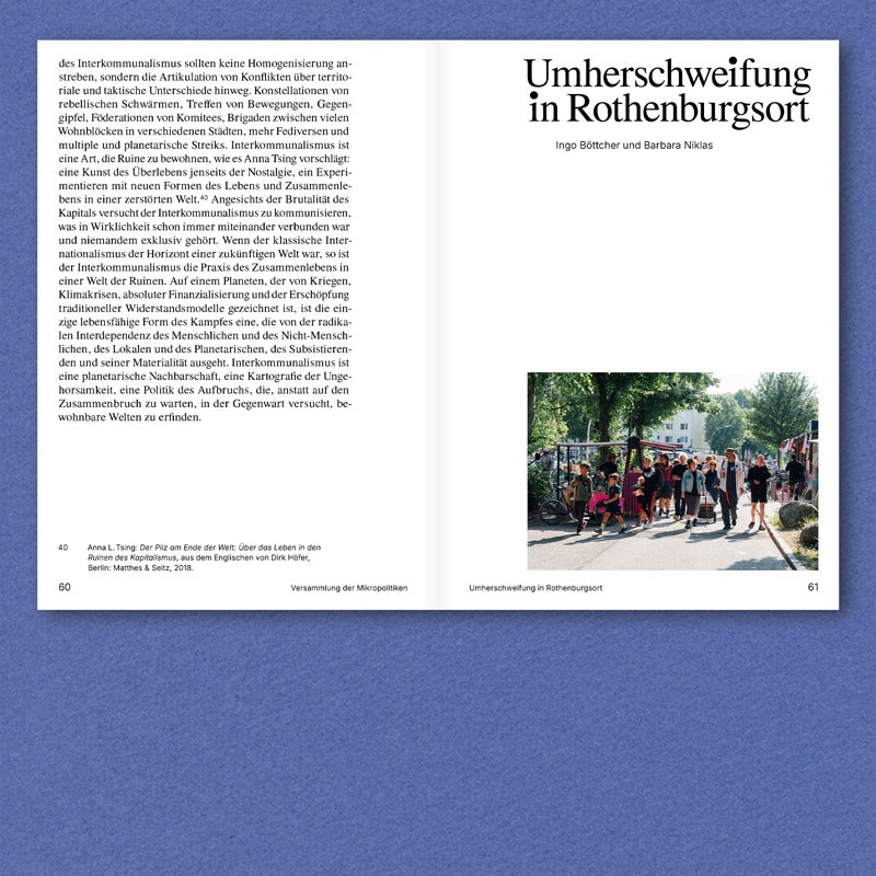Versammlung der Mikropolitiken Zander, Töpfer, Kim, Warnke